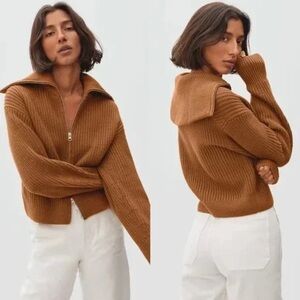 Everlane Organic Cotton Chunky Knit Cardigan